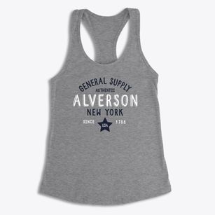 Alverson New York General Supply Women's Racerback Tank