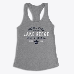 Lake Ridge West Virginia General Supply Women's Racerback Tank