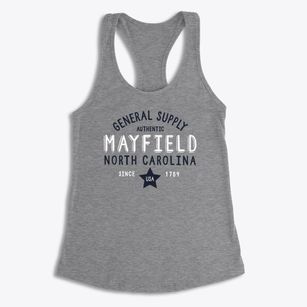 Mayfield North Carolina General Supply Women's Racerback Tank