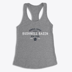 Bushnell Basin New York General Supply Women's Racerback Tank