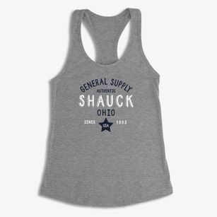 Shauck Ohio General Supply Women's Racerback Tank