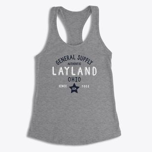 Layland Ohio General Supply Women's Racerback Tank