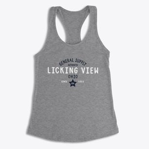 Licking View Ohio General Supply Women's Racerback Tank