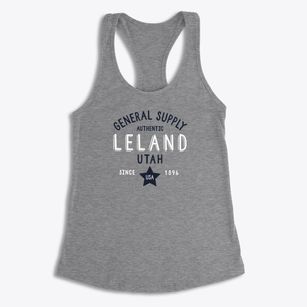 Leland Utah General Supply Women's Racerback Tank