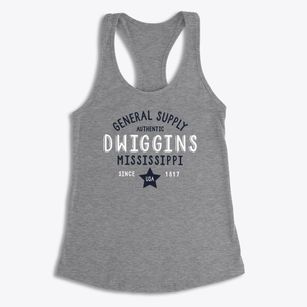 Dwiggins Mississippi General Supply Women's Racerback Tank