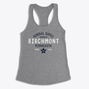 Birchmont Minnesota General Supply Women's Racerback Tank