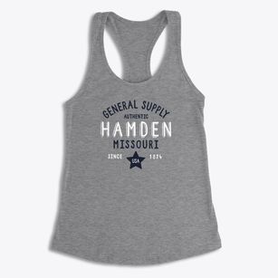 Hamden Missouri General Supply Women's Racerback Tank