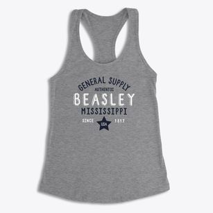 Beasley Mississippi General Supply Women's Racerback Tank