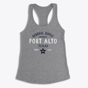 Port Alto Texas General Supply Women's Racerback Tank