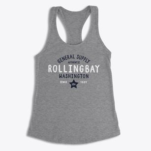 Rollingbay Washington General Supply Women's Racerback Tank