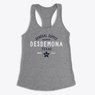 Desdemona Texas General Supply Women's Racerback Tank