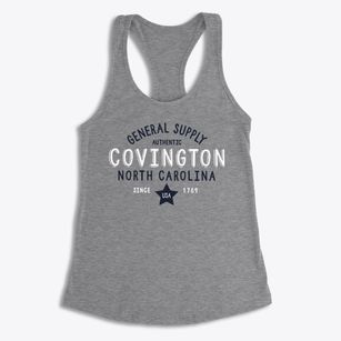 Covington North Carolina General Supply Women's Racerback Tank