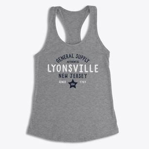 Lyonsville New Jersey General Supply Women's Racerback Tank