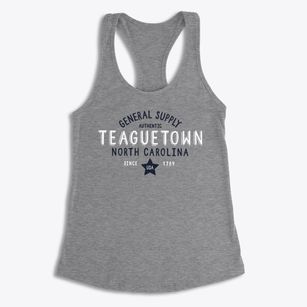 Teaguetown North Carolina General Supply Women's Racerback Tank