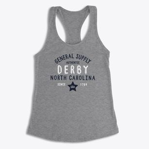 Derby North Carolina General Supply Women's Racerback Tank