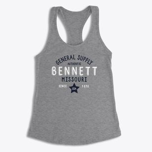 Bennett Missouri General Supply Women's Racerback Tank