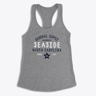 Seaside North Carolina General Supply Women's Racerback Tank