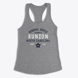 Runion North Carolina General Supply Women's Racerback Tank