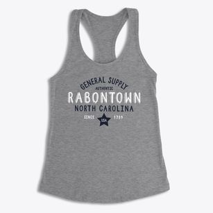 Rabontown North Carolina General Supply Women's Racerback Tank