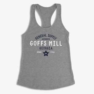 Goffs Mill Georgia General Supply Women's Racerback Tank
