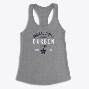 Durbin Ohio General Supply Women's Racerback Tank