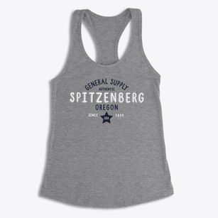 Spitzenberg Oregon General Supply Women's Racerback Tank
