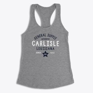 Carlisle Louisiana General Supply Women's Racerback Tank