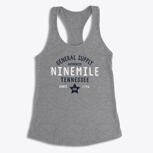 Ninemile Tennessee General Supply Women's Racerback Tank