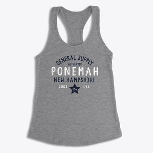 Ponemah New Hampshire General Supply Women's Racerback Tank