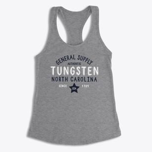 Tungsten North Carolina General Supply Women's Racerback Tank