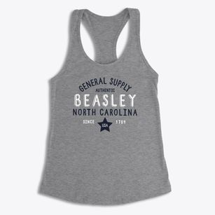 Beasley North Carolina General Supply Women's Racerback Tank