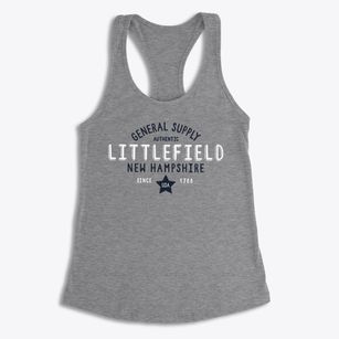 Littlefield New Hampshire General Supply Women's Racerback Tank