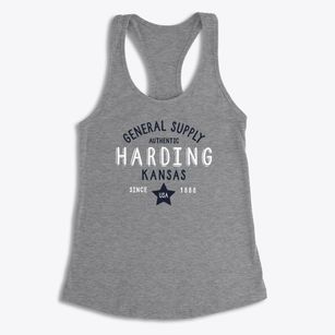 Harding Kansas General Supply Women's Racerback Tank