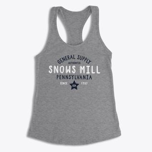 Snows Mill Pennsylvania General Supply Women's Racerback Tank