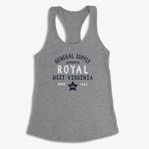 Royal West Virginia General Supply Women's Racerback Tank