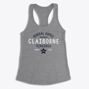 Claiborne Virginia General Supply Women's Racerback Tank