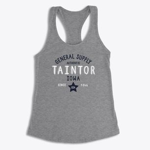 Taintor Iowa General Supply Women's Racerback Tank