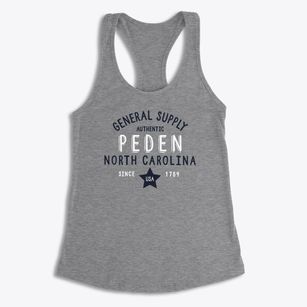 Peden North Carolina General Supply Women's Racerback Tank