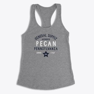 Pecan Pennsylvania General Supply Women's Racerback Tank