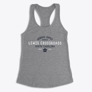 Lewis Crossroads South Carolina General Supply Women's Racerback Tank