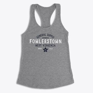 Fowlerstown West Virginia General Supply Women's Racerback Tank