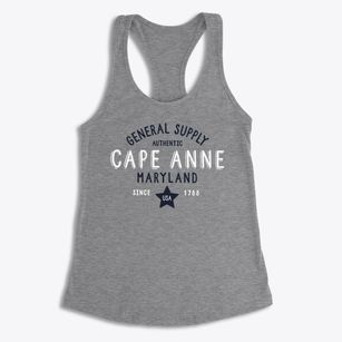 Cape Anne Maryland General Supply Women's Racerback Tank