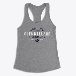 Glenwillard Pennsylvania General Supply Women's Racerback Tank