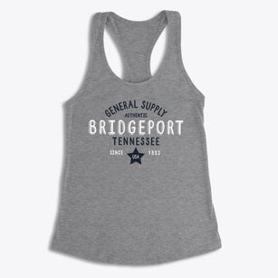 Bridgeport Tennessee General Supply Women's Racerback Tank
