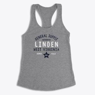 Linden West Virginia General Supply Women's Racerback Tank
