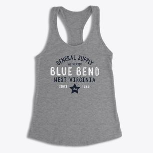 Blue Bend West Virginia General Supply Women's Racerback Tank