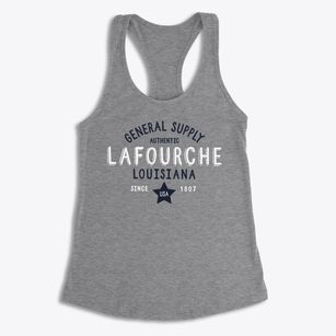 Lafourche Louisiana General Supply Women's Racerback Tank