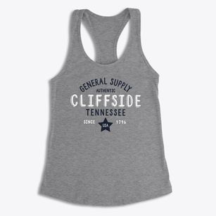 Cliffside Tennessee General Supply Women's Racerback Tank