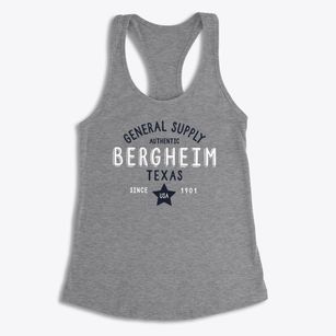 Bergheim Texas General Supply Women's Racerback Tank