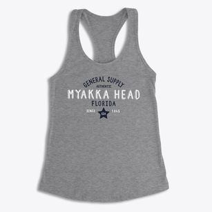 Myakka Head Florida General Supply Women's Racerback Tank